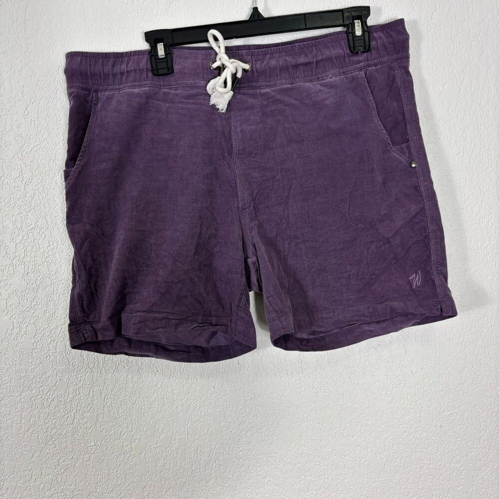 Waggle‎ Golf Purple Felt Material Men's Shorts Size Large